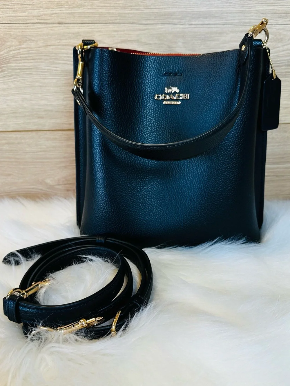 Coach Molly Bucket Black 22